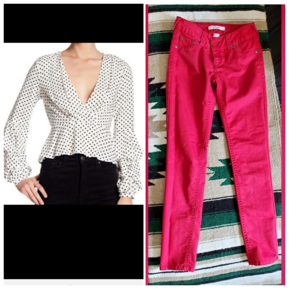 Sexy pants/blouse set